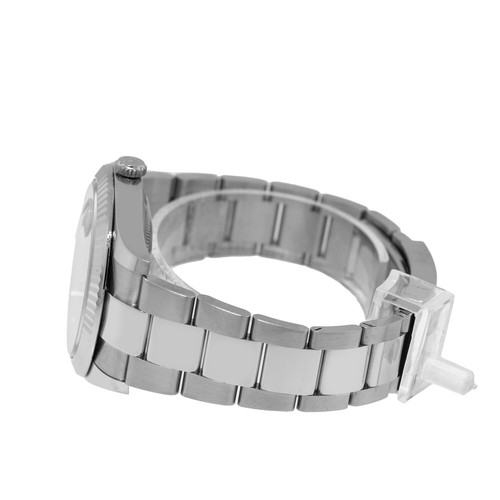 Rolex Datejust II 41mm Steel Dark Rhodium Diamond Dial 18K White Gold NEW - 第 7/9 張圖片