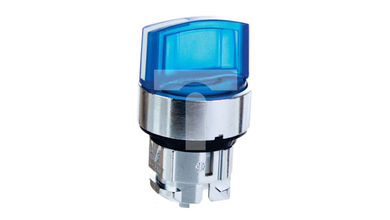Switch drive, 3 positions, blue, with illumination, non-return ZB4BK1363 /T2UK