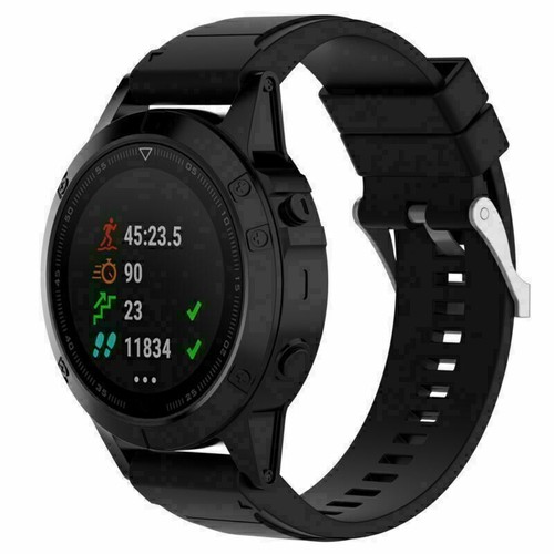 Silicone Quick Release Watch Band Strap Replacement Bracelet For Garmin Fenix 3 - Imagen 2 de 22