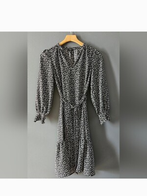 ann taylor black and white dress Loft & w/ Ann Taylor Petite XXS Black