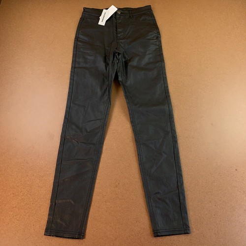 Calzedonia Women's Size Small Black Faux Leather Skinny Leggings NWT | eBay