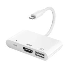 HDMI Adapter for Phone/Pad to TV USB Adapter Input for Streaming HD TV/Projector