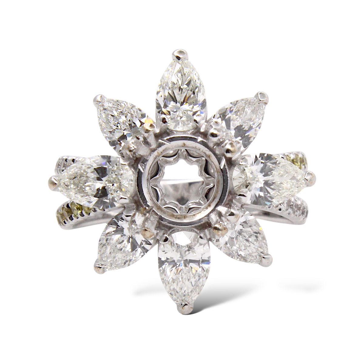 HARRY WINSTON Sunflower Diamond Semi Mounting CT 18K