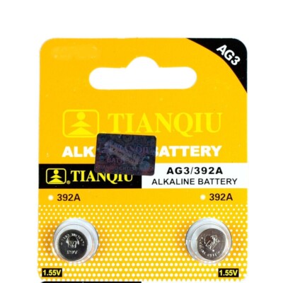 2 Pack *2029 AG3 Battery LR41 GP92A SR736 192 LR392 SR41W 392 V3GA LR736 CX42 pc