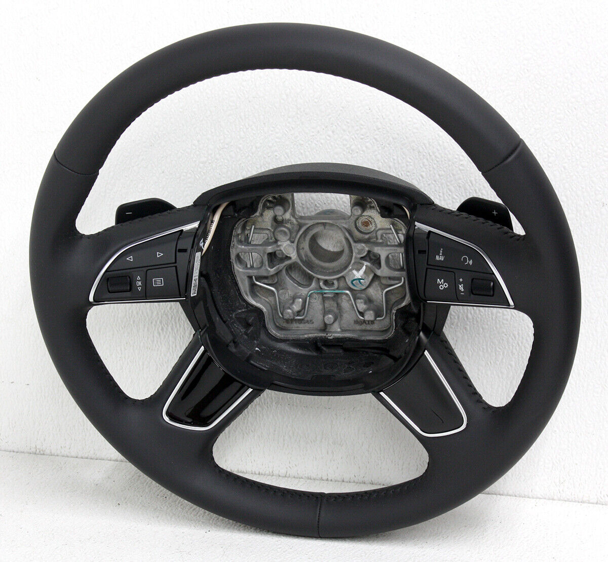 4H0-419-091-T-1KT OEM Black Audi A8, S8 Steering Wheel | eBay