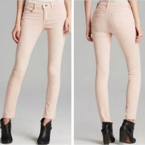 Neu mit Etikett Rag & Bone Damen Skinny-Jeans Used-Look Rouge fünf Taschen Größe 28