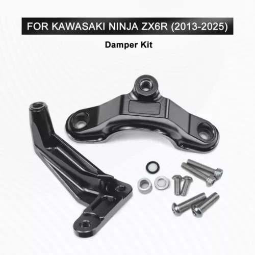 ZX-6R NEW Damper Bracket For Kawasaki Ninja ZX-6R 2013-2025 Steering Damper Kit - Picture 5 of 15