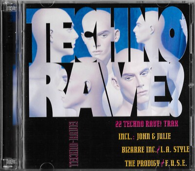 VARIOUS - Techno Rave! (2CD Import/1991 !Hype Records DCD 90 30842) The Prodigy+