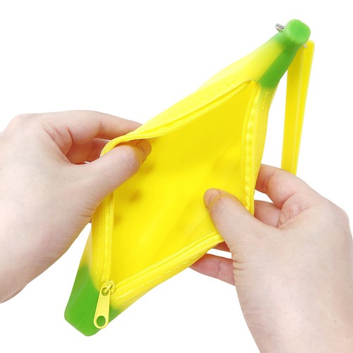 Wrapables Banana Pencil Case Stationery Pouch (Set of 2) - Picture 6 of 7