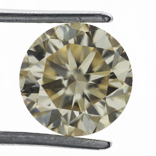 Light Brown Round Cut Loose Moissanite Lab Diamond VVS Polished Faceted Jewelry - Picture 17 of 22