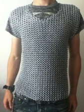 ALUMINIUM CHAINMAIL SHIRT ALUMINUM SLEEVELESS CHAIN MAIL  Chirstmas Gift
