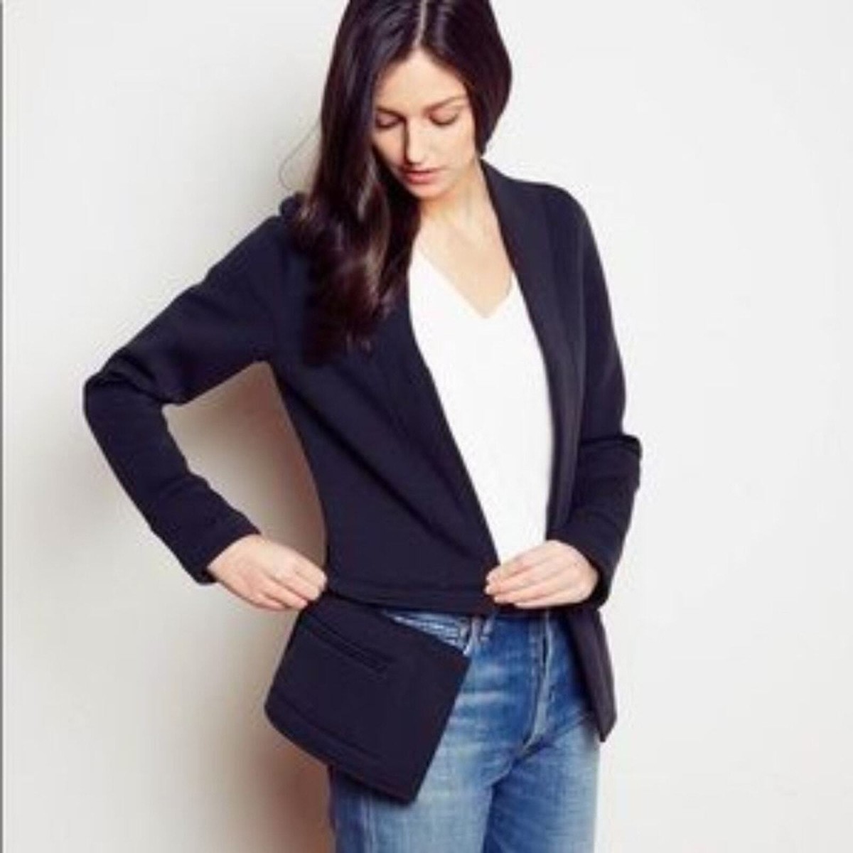 ジャケット JERSEY SCUBA BLAZER Blazer with Greo Print on Scuba Jersey | marc-cain.com/en