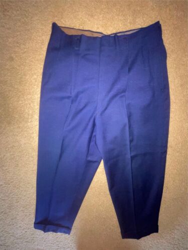 VTG 50S MENS 42 BLUE WOOL FLECK ROCKABILLY DROP LOOP SUIT JACKET CUFFED PANTS 34 - Picture 12 of 24