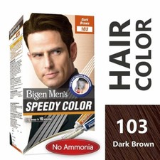 Bigen Men's Speedy Color Dark Brown 103, 80gm  Free Shipping