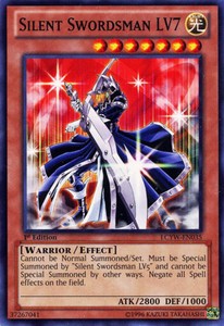 Silent Swordsman LV7 - LCYW-EN035 - Common - 1st Edition x3 - Near Mint