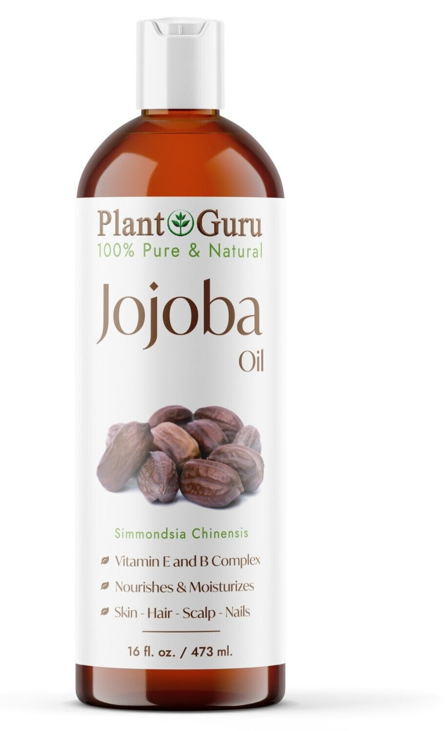 16 Oz. 100% Pure Organic Cold Pressed For Skin, Hair, Face