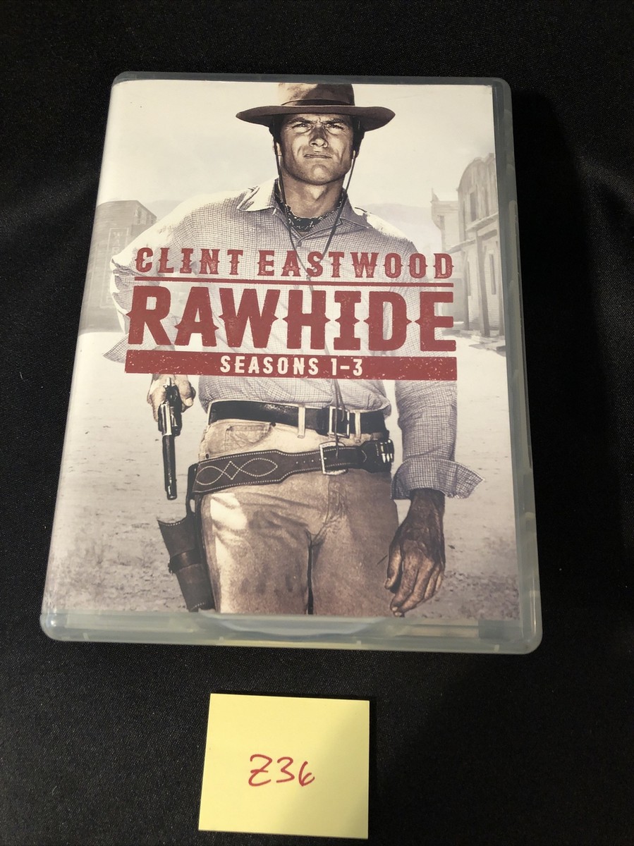 RAWHIDE Clint Eastwood Western TV Series Complete Season 1-3