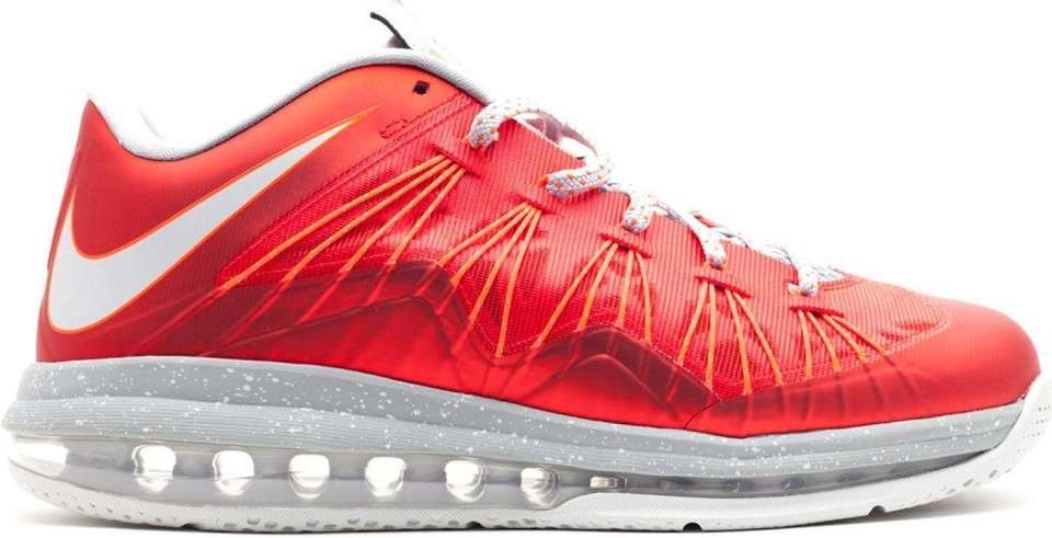 Nike Air Max LeBron 10 Low University Red - 1 of 1