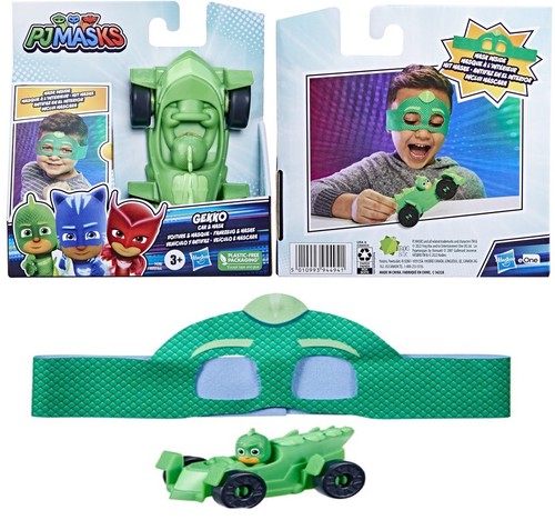 PJ Masks Hero Car And Mask Set Catboy Gekko Owlette Race Play - Picture 6 of 13