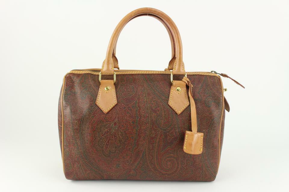 Etro Bordeaux Paisley Boston Bag – LaVal's Lux