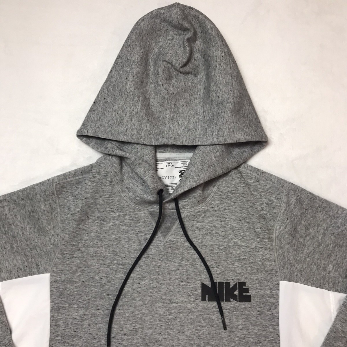 Nike x Sacai Hoodie Sweatshirt CV5727-063 Men's size XL Extra
