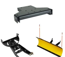 Denali Yellow 72" Pro Blade UTV Snow Plow Kit For Pol RZR XP 900 2011-2014