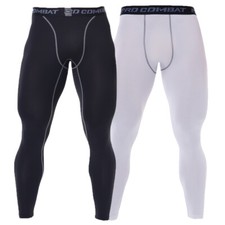 Pantalones Deportivos de Compresion De Hombre Men Sport Compression Base Layer