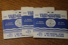 1953 BASEBALL VIEWMASTER SET with 3 REELS, NM-MT Condition, Look 