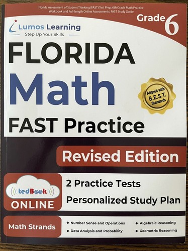 Florida Assessment of Student Thinking (FAST) Test Prep: 6th Grade Math ...