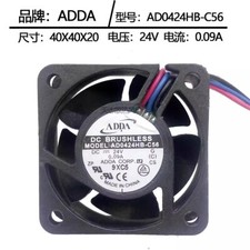 ADDA AD0424HB-G56 4020 DC24V 0.09A 4CM 3-Wire Silent Cooling Fan