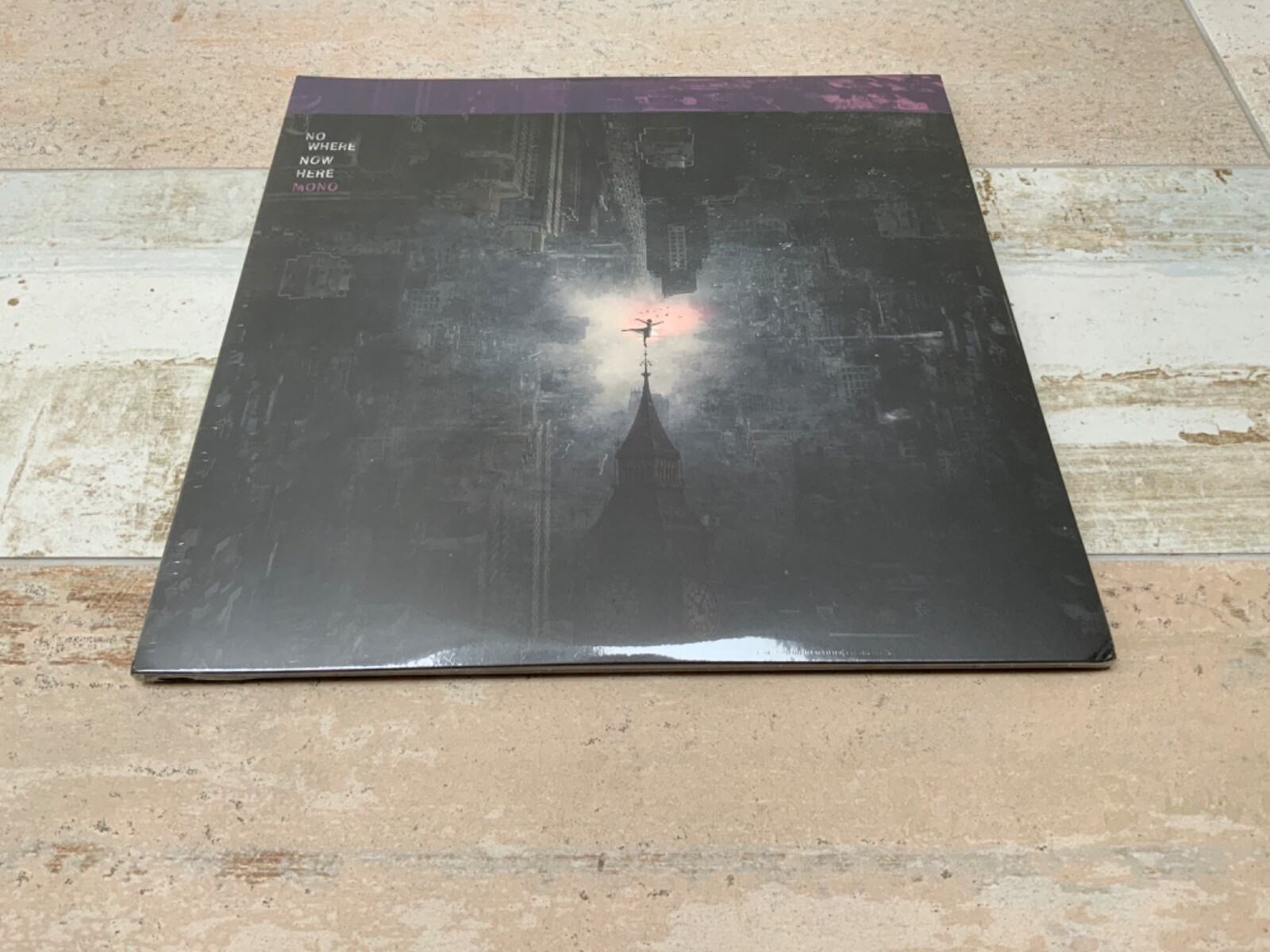 MONO  NOWHERE NOW HERE  LIMITED EDITION WHITE PURPLE SPLATTER GATEFOLD 2 X VINYL