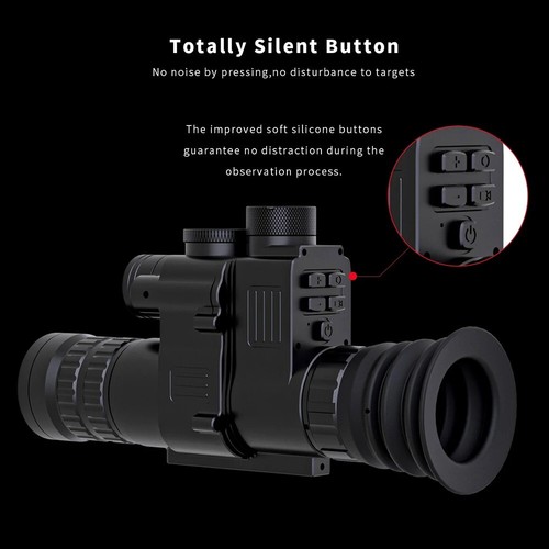 Infrared Night Vision Hunting Monocular by Henbaker 6X-22X Zoom 850nm IR WiFi - Picture 8 of 13