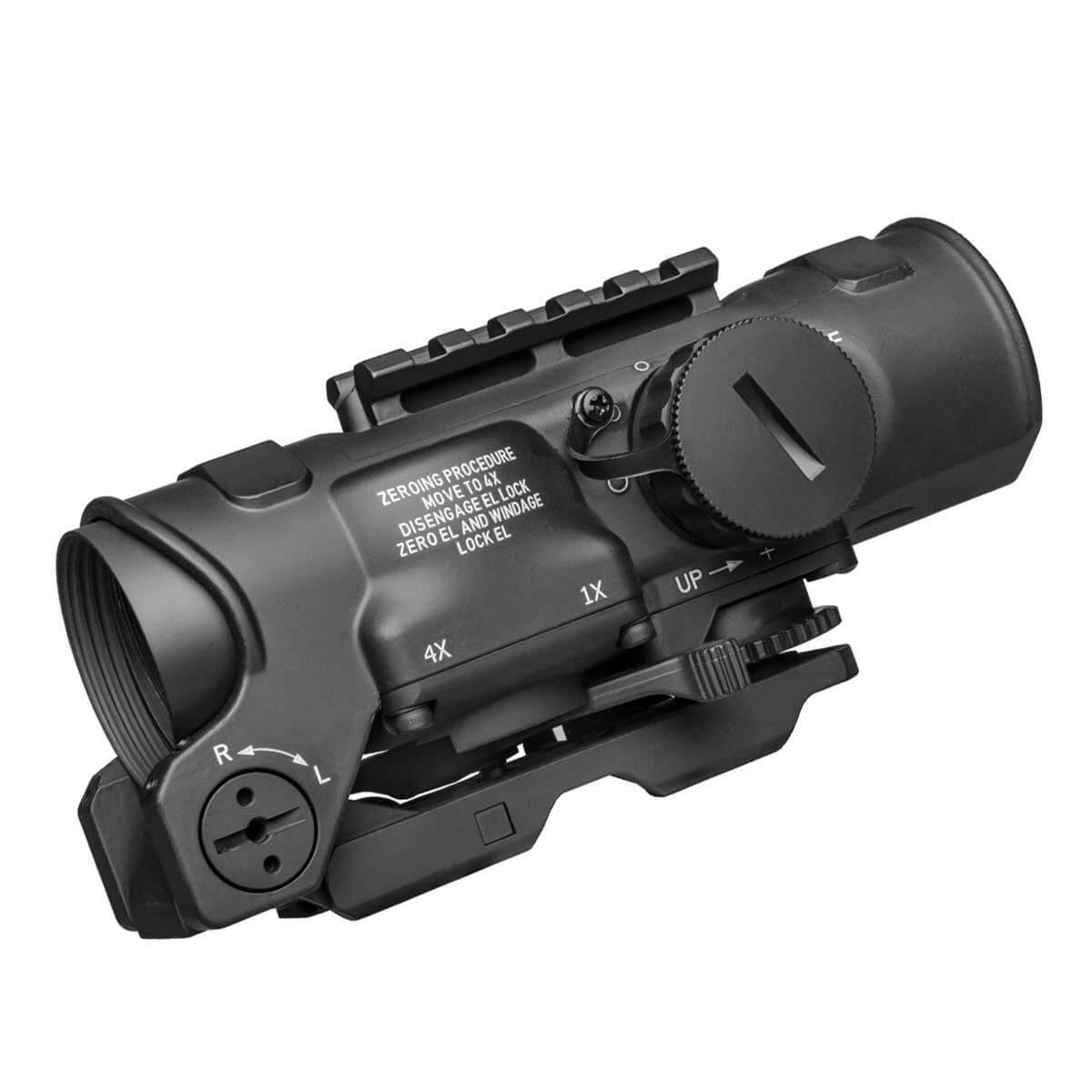 Elcan SpecterDR 1-4x 5.56 BDC Black Scope w/Flip Cap/ARD/A.R.M.S.