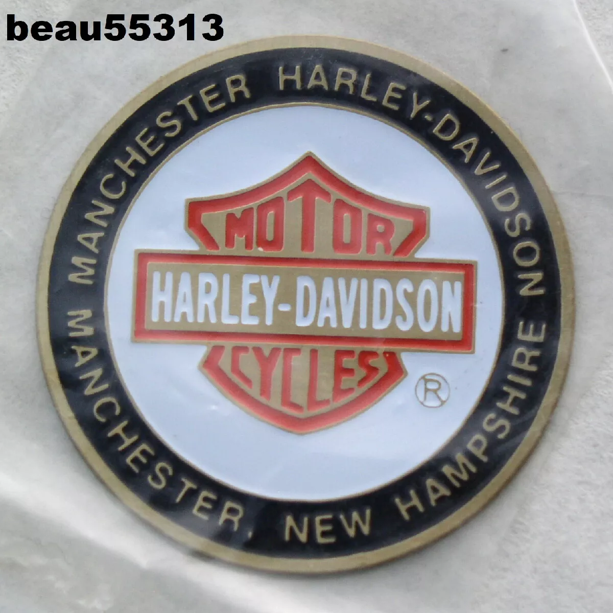 H-D of MANCHESTER NEW HAMPSHIRE HARLEY DAVIDSON DEALER OIL DIP DOT