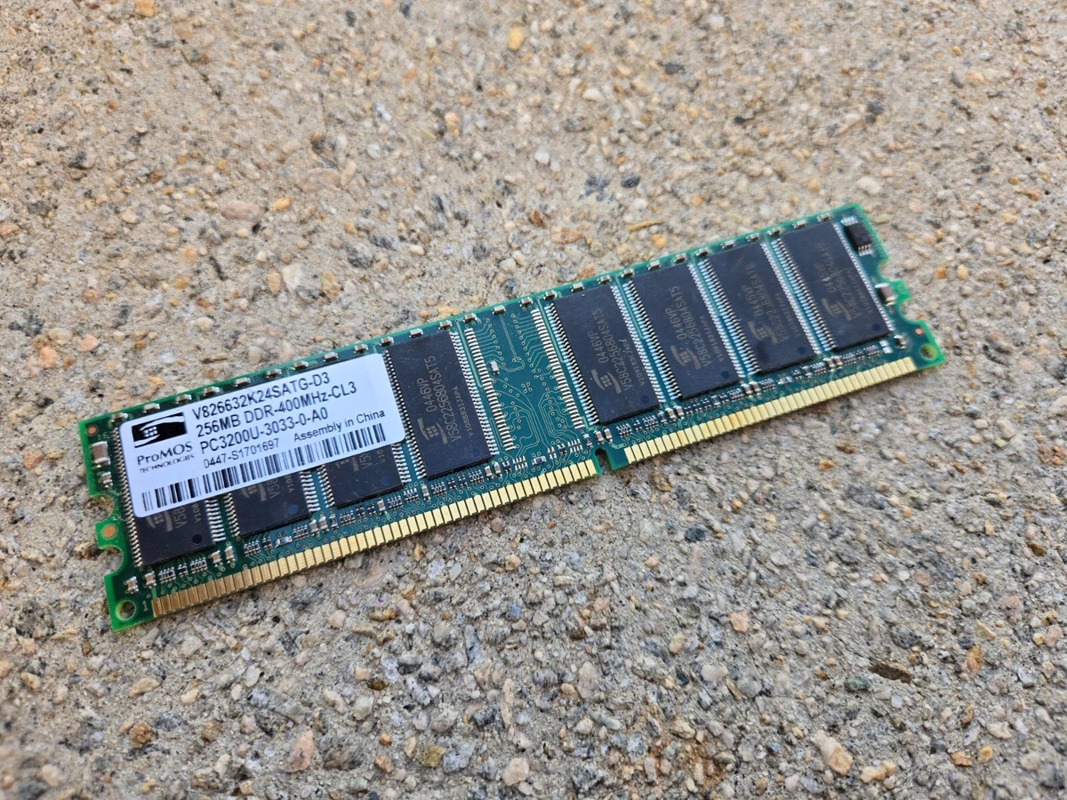 2GB (2x1GB) RAM PC3200 DDR 400MHz 184pin Per Desktop – Memoria DDR1