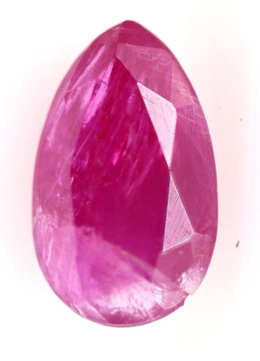 Burma Mined Natural Pink Ruby Pear Cut 6 x 4 mm Untreated Loose Gemstone 0.76 Ct