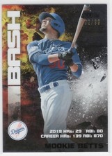 2020 Stadium Club Bash and Burn Black #BAB15 Mookie Betts 02/99 Dodgers