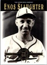 2001 Upper Deck Hall of Famers#10Enos Slaughter