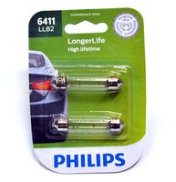 Philips Longerlife 6411 10W Zwei Innenraum Kuppel Licht Ersetzen Stecker Play