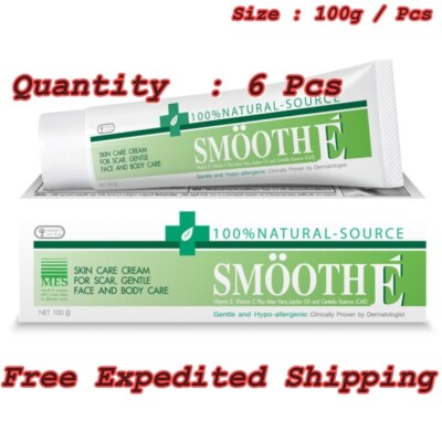 6x Smooth E Cream Vitamin E Add Moisture Wrinkles Dark Spots Acne Scars Fade
