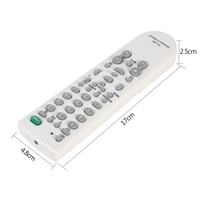 New 1Pc Universal TV Remote Control Unit TV-139F Replacement Controller White