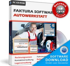 Kfz Faktura Software Autowerkstatt Netzwerklizenz,Reparatur,Ersatzteile,Programm