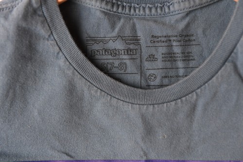 Patagonia Girls Size S Graphic Logo Short Sleeve Tee Shirt - Picture 6 of 7