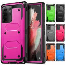 For Samsung Galaxy S21 FE/S21 /S21 Ultra Shockproof Dual Layer Phone Case Cover