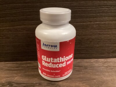 Jarrow Formulas, Inc. Vegan Glutathione Reduced 500 mg 60 Veg Caps