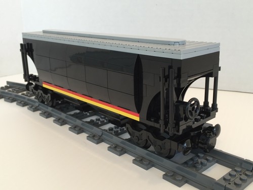 Custom LEGO Train KCS Covered Hopper MOC PDF Instructions Only - No Bricks - Picture 7 of 10