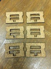 6 Cork Gaskets for Amphion  Upside Down  Player Piano Unit Valves, New