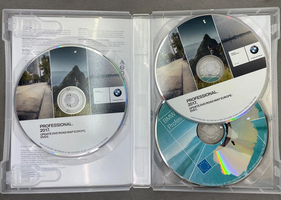 65902448200 DVD NAVIGATION EU 2017 BMW PROFESSIONAL E60 E61 E63 E72 E81 E90 E91 - Bild 2 von 4