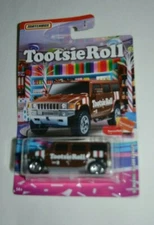 MATCHBOX 2020 CANDY SERIES 3/6 - ' 02 HUMVEE H2 SUV CONCEPT TOOTSIE ROLL BROWN