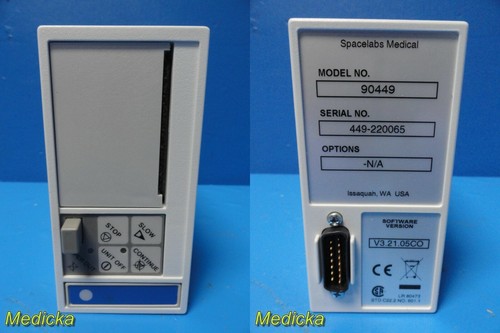 Spacelabs Ultraview SL2800 Patient Monitor W/ Printer, Module & NEW Leads~19336 - Picture 8 of 12